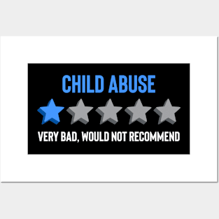 Child Abuse Prevention Awareness Month Blue Ribbon gift idea Posters and Art